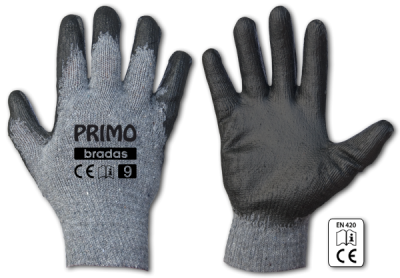 Rękawice ochronne PRIMO lateks, rozmiar 8