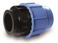 Przelot PE z gwintem 110-3\' F BLUE SEAL PN10